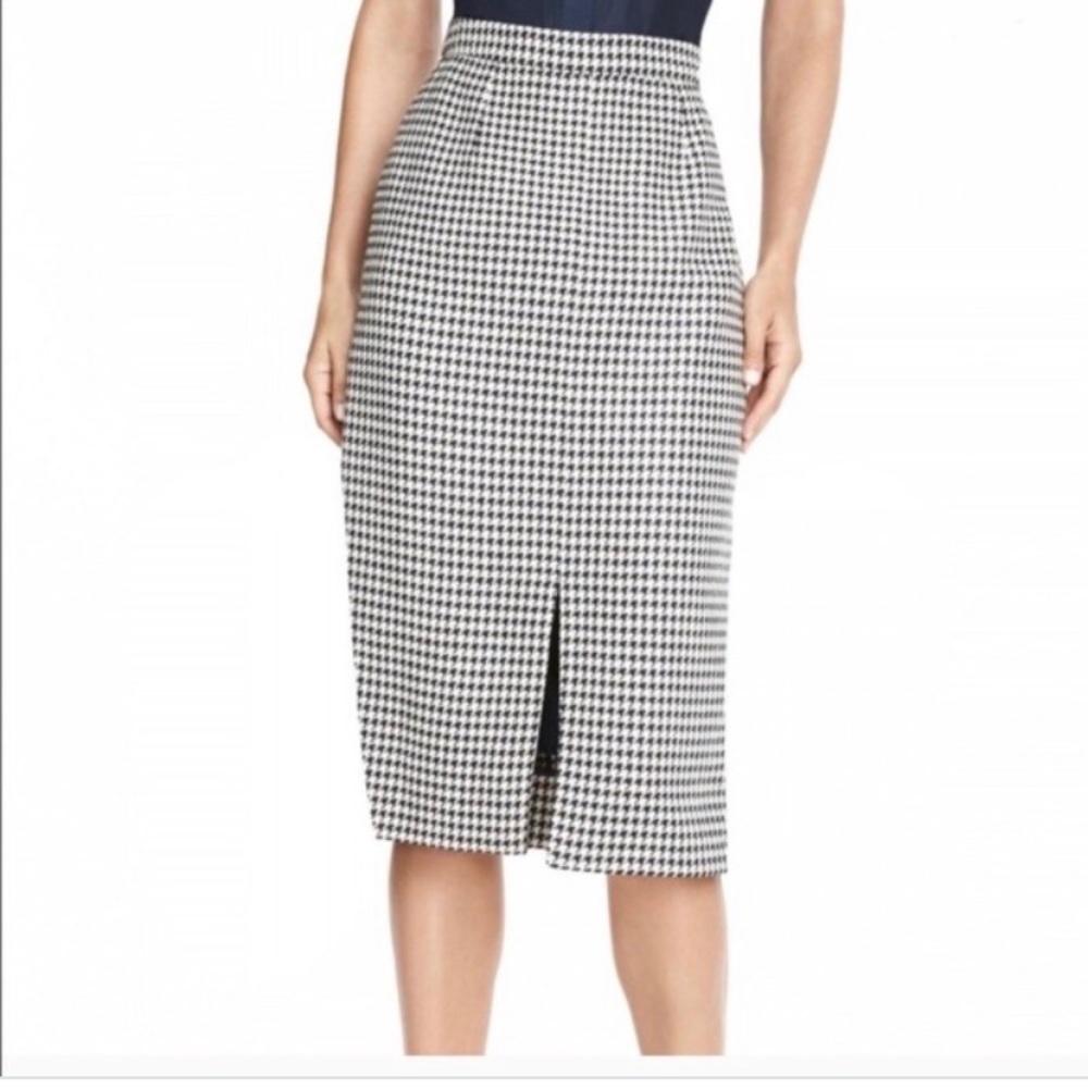 Draper James James Juxebox Check pencil skirt